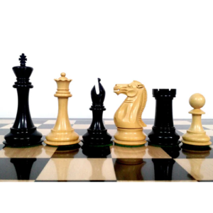 4″ Sleek Staunton Luxury Chess Set – Chess Pieces Only – Triple Weighted Ebony Wood