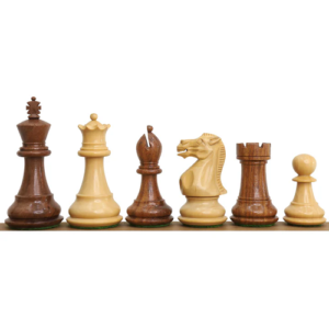 3″ Professional Staunton Chess Set – Chess Pieces Only- Weighted Golden Rosewood