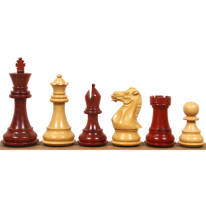 Combo of 3.9″ Professional Staunton Chess Set – Pieces in Bud Rosewood with Board and Box