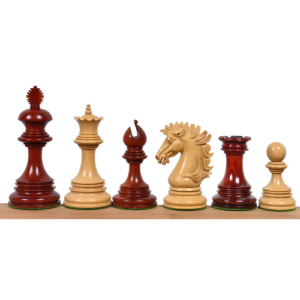 Alexandria Luxury Staunton Chess Set – Chess Pieces Only – Triple Weighted – Bud Rose Wood