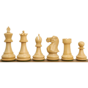 3″ Professional Staunton Chess Set – Chess Pieces Only- Weighted Golden Rosewood