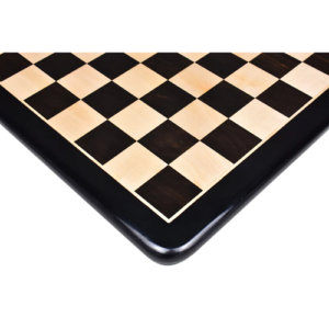 19 inches Large Solid Inlaid Ebony & Maple Wood Chess board – Square of 50 mm