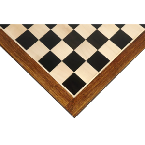 23″ Large Ebony & Maple Wood Chessboard 60 mm Square – sheesham borders