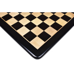 17″ Large Solid Inlaid Wood – Ebony & Maple Wood Chess board – Square of 45 mm