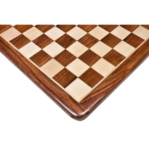 17″ Inlaid Wood Chess board -Golden Rosewood & Maple Wood – 45 mm square