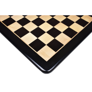 21 inches Large Solid Inlaid Ebony & Maple Wood Chess board – Square of 55 mm