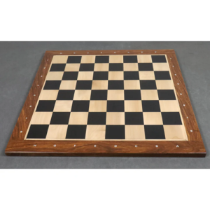 23″ Large Solid Ebony & Maple Wood Chessboard 60 mm Square – Algebraic notations