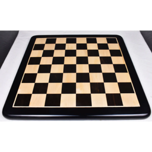 17″ Large Solid Inlaid Wood – Ebony & Maple Wood Chess board – Square of 45 mm