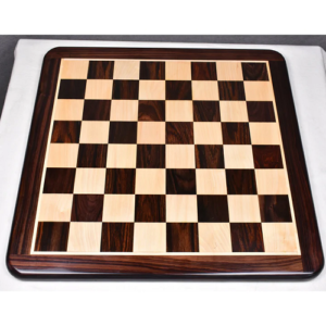 19 inches Large Flat Chess board – Rosewood & Maple Wood – Square of 50 mm