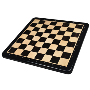 19″ Large Solid Inlaid Ebony & Maple Wood Chess board -50mm square-Algebraic Notations