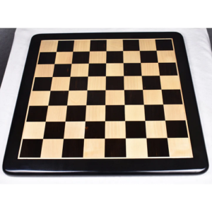 21 inches Large Solid Inlaid Ebony & Maple Wood Chess board – Square of 55 mm