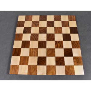 Borderless Hardwood End Grain Chess Board – Golden Rosewood & Maple-50 mm square