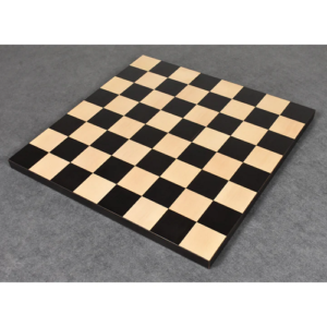 Borderless Chess board -55 mm Square- Solid Ebony & Maple Wood -17.7 inch