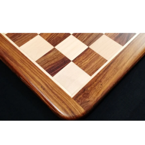 19″ Inlaid Wood Chess board -Golden Rosewood & Maple Wood