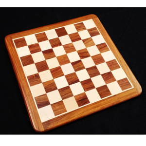 19″ Inlaid Wood Chess board -Golden Rosewood & Maple Wood